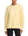 On Club Crewneck Sweatshirt In Orange