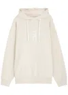 On Club Logo Cott-blend Hooded Sweatshirt In Grey