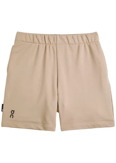 On Club Logo Cott-blend Shorts In Pink