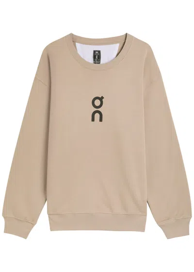 On Club Logo Cott-blend Sweatshirt In Neutral