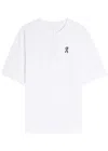 On Court Stretch Recycled-jersey T-shirt In White
