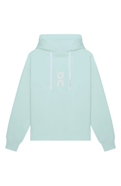 On Club Oversize Organic Cott Blend Hoodie In Flurry