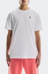 On Court Stretch Recycled-jersey T-shirt In White