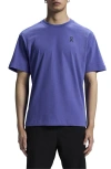 On Club T Oversize Organic Cott T-shirt In Iris