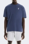 On Club T Oversize Organic Cott T-shirt In Purple