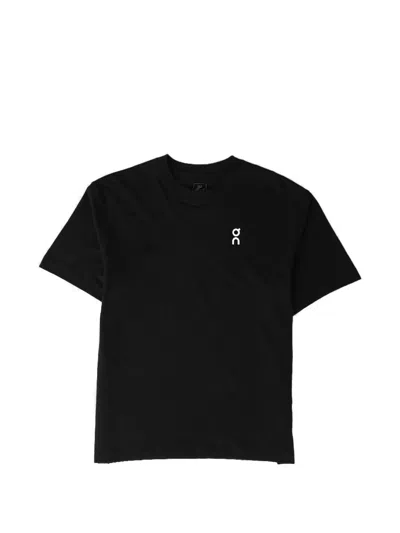 On Club T Rhythm Logo-print T-shirt In Black