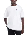 On Court Stretch Recycled-jersey T-shirt In White