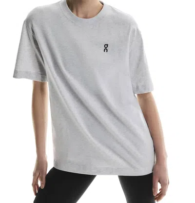 On Club-t Court Shirt In Heather Gray Pink