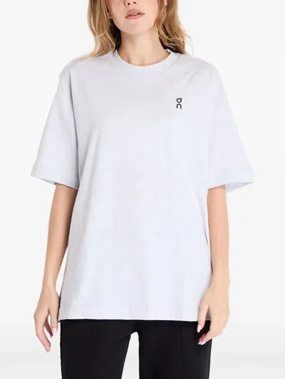On Club-t Logo-print T-shirt In White