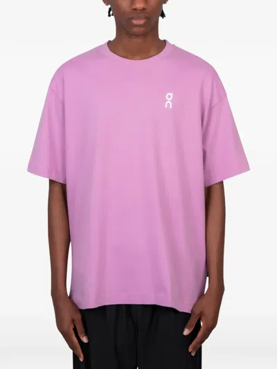 On Club-t Rhythm T-shirt In Purple