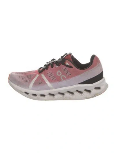 Pre-owned On Colorblock Pattern Athletic Sneakers In Pink