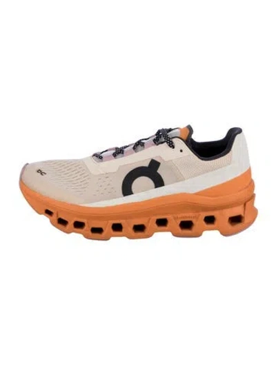 Pre-owned On Colorblock Pattern Sneakers In Orange