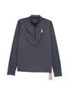 On Core 1/4 Zip Top In Blue