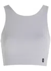 On Core 2 In 1 Stretch-jersey Cropped Top In Purple