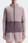 On Core Hooded Packable Running Jacket In Brown