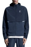 On Core Hooded Packable Running Jacket In Midnight