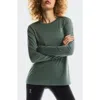 On Core Lg Sleeve Running T-shirt In Green