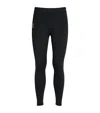 On Logo-print Panelled Leggings In Black