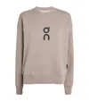 On Cott-blend Club Crew Sweatshirt In Neutral