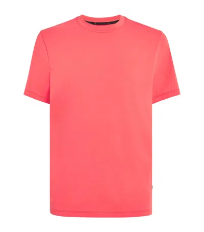 On Cott-blend Focus-t T-shirt In Pink