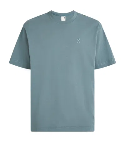 On Cott Club Collective T-shirt In Blue