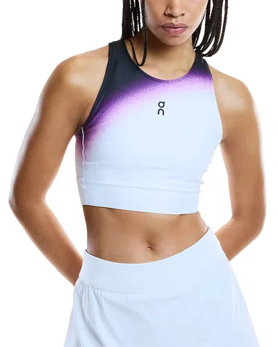 On Court Crop Top In White