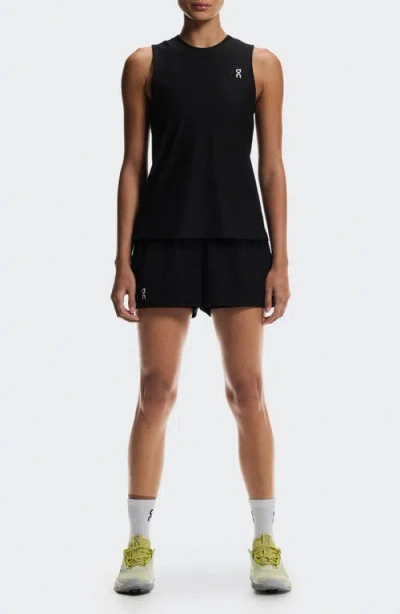On Court Performance Tennis Tank In Black