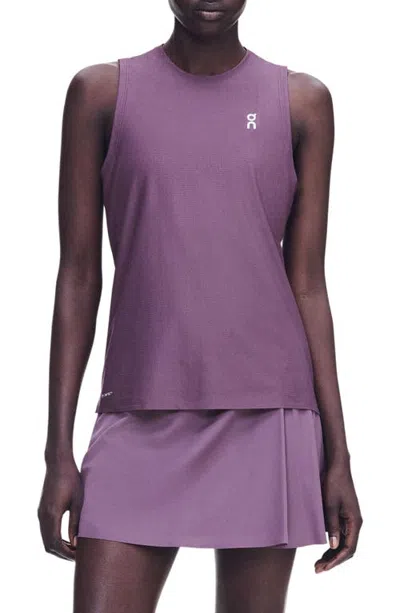 On Court Performance Tennis Tank In Purple