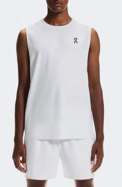 On Court Performance Tennis Tank In White