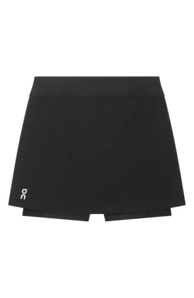 On Court Split Skirt In Black
