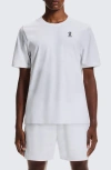 On Train Printed Jersey T-shirt In White