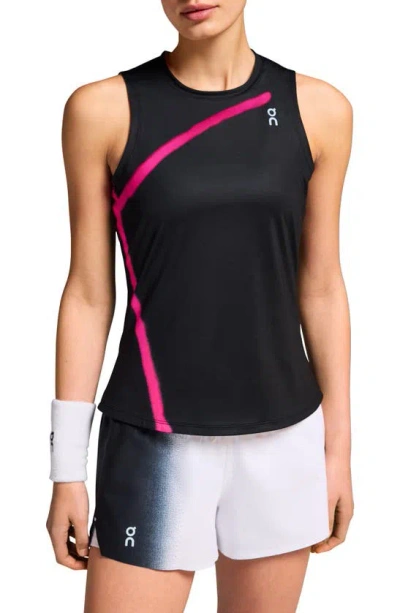 On Court Tank In Black