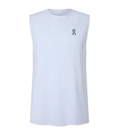 On Court Tennis Tank Top In White
