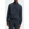 On Courtside Half Zip Pullover In Blue