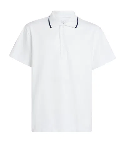 On Courtside Polo Shirt In White