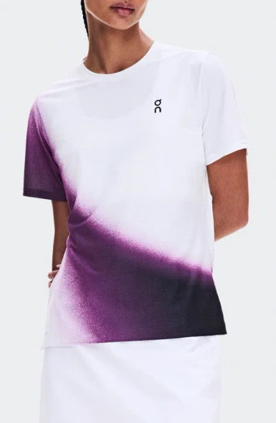 On Court-t Swing Performance T-shirt In Purple