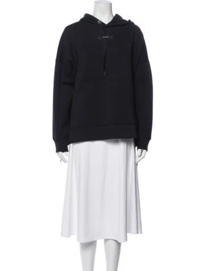 Pre-owned On Crew Neck Lg Sleeve Hoodie In Black