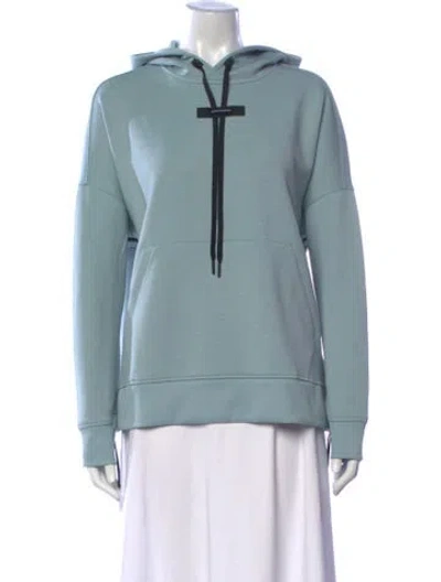 Pre-owned On Crew Neck Lg Sleeve Hoodie In Blue