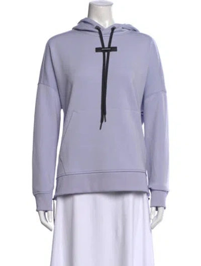 Pre-owned On Crew Neck Lg Sleeve Hoodie In Purple