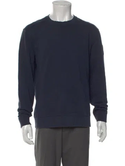 Pre-owned On Crew Neck Lg Sleeve Sweatshirt In Blue