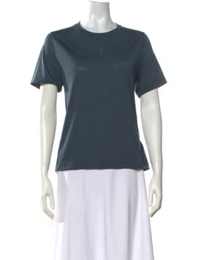 Pre-owned On Crew Neck Short Sleeve T-shirt In Blue