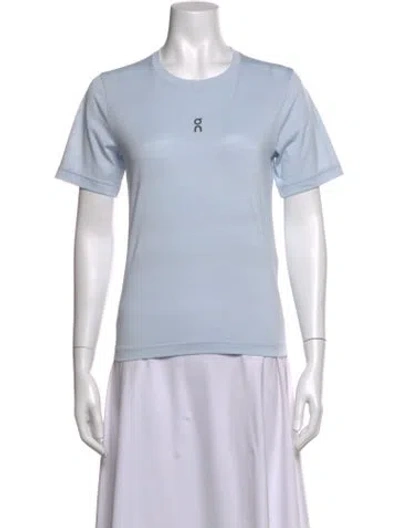 Pre-owned On Crew Neck Short Sleeve T-shirt In Blue