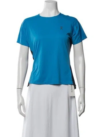 Pre-owned On Crew Neck Short Sleeve T-shirt In Blue