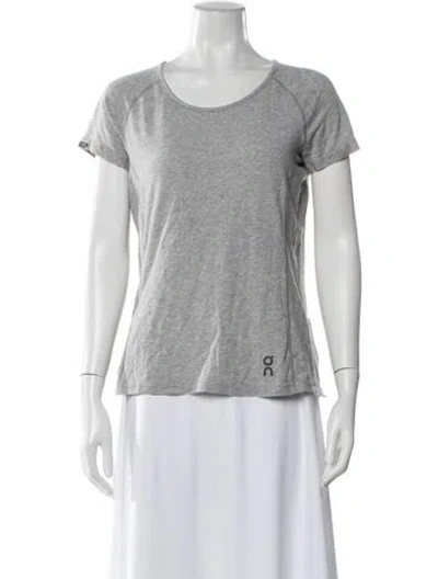 Pre-owned On Crew Neck Short Sleeve T-shirt In Gray