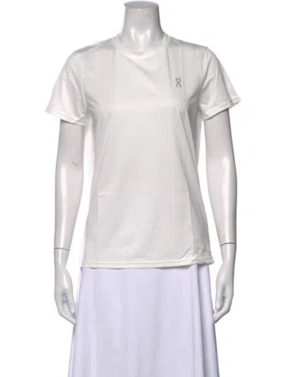 Pre-owned On Crew Neck Short Sleeve T-shirt W/ Tags In White