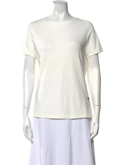 Pre-owned On Crew Neck Short Sleeve T-shirt In White