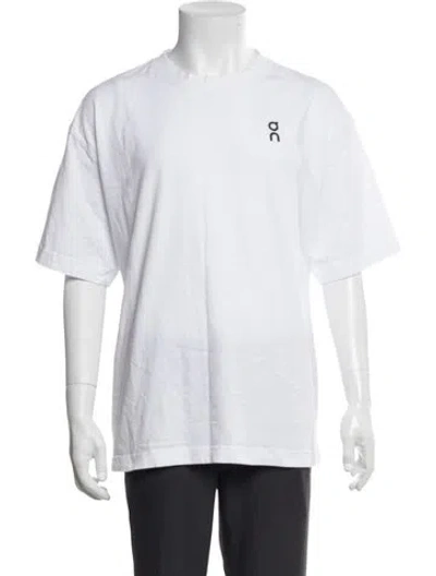 Pre-owned On Crew Neck Short Sleeve T-shirt In White