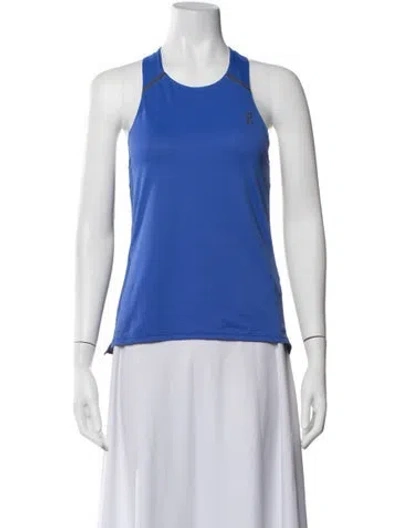 Pre-owned On Crew Neck Sleeveless Top In Blue