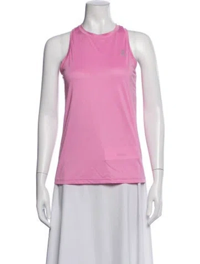 Pre-owned On Crew Neck Sleeveless Top In Pink