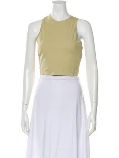 Pre-owned On Crew Neck Sleeveless Top W/ Tags In Neutral